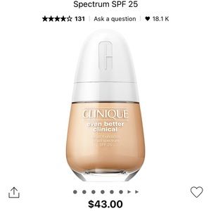 Clinique Clincula foundation spf 25